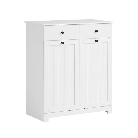 2 Drawers 2 Doors Laundry Cabinet Laundry Chest, BZR33-W