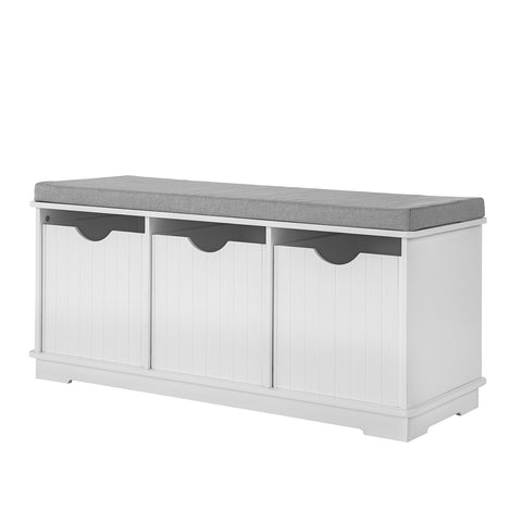 3 Drawers Storage Bench, FSR30-W