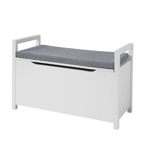 Lift-up Top Storage Bench with Chest, FSR76-W