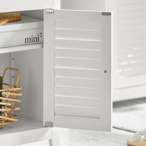 Bathroom Cabinet Bathroom Shelf Bathroom Storage Cabinet Unit, BZR13-W