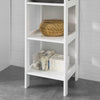5 Tiers Bathroom Shelf Storage Shelf Cabinet, BZR14-W