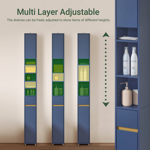 Bathroom Cabinet Bathroom Tall Cabinet, BZR34-B