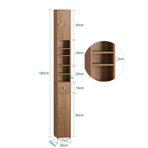 Bathroom Cabinet Bathroom Tall Cabinet, BZR34-PF