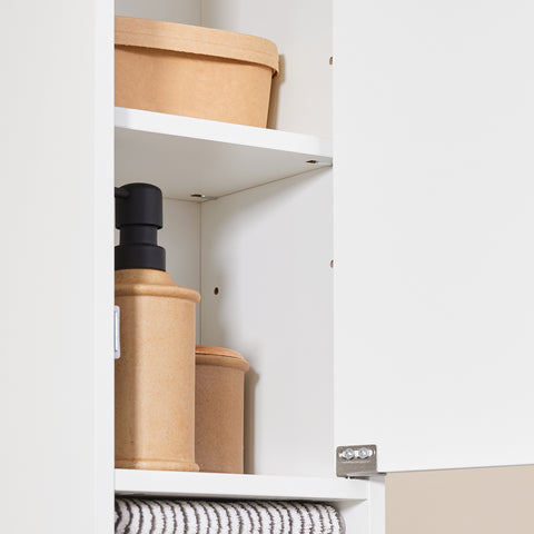 Bathroom Cabinet Bathroom Tall Cabinet, BZR34-W