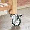 Rubber Wood Kitchen Trolley Cart with Drawers, FKW24-N