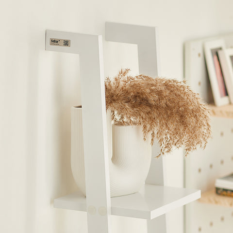 Modern 4 Tiers Display Storage Wood Wall Shelf, FRG15-W