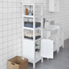 Floor Standing Tall Bathroom Storage Cabinet, FRG205-W