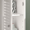 Free Standing Tall Bathroom Storage Cabinet, FRG236-W