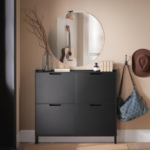 4 Drawers Shoe Cabinet, FSR100-SCH