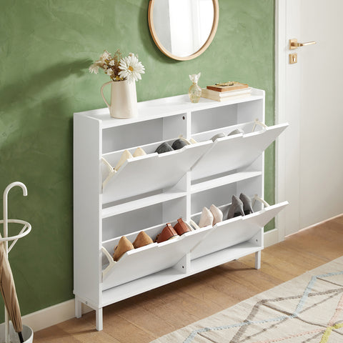 4 Drawers Shoe Cabinet, FSR100-W