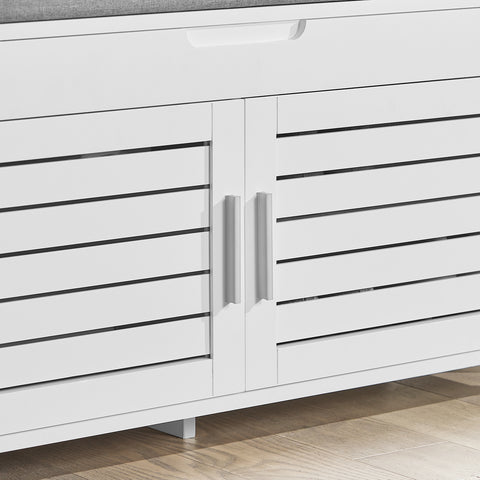 Lift-up Top & Cabinet Storage Bench, FSR102-W