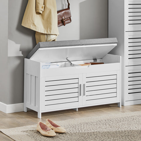 Lift-up Top & Cabinet Storage Bench, FSR102-W
