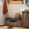 Barn-Door Storage Bench with Drawer, FSR118-N