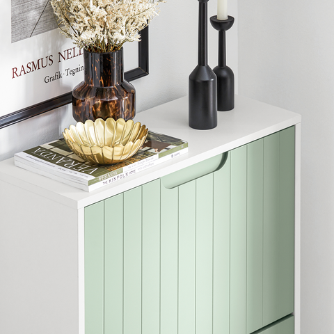 3 Flip-Drawer Shoe Cabinet, FSR157-GR