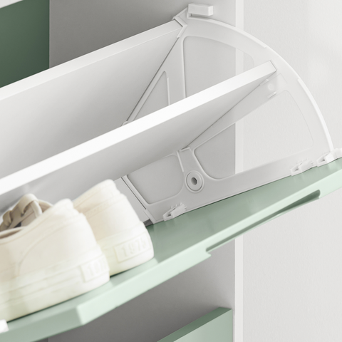 3 Flip-Drawer Shoe Cabinet, FSR157-GR