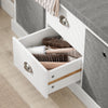 2 Baskets & 2 Slide-Drawers Storage Bench, FSR66-HG