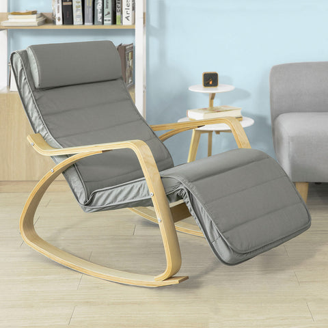 Rocking Chair Recliner with Footrest, FST16-DG