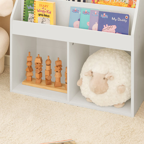 Children Bookcase Book Shelf, KMB01-W