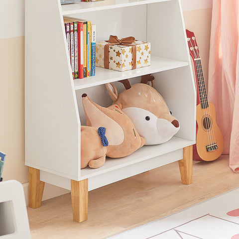 3 Tiers Children Kids Bookcase Book Shelf Toy Storage, KMB47-W