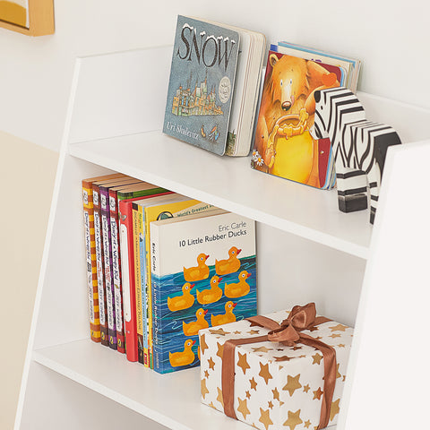 3 Tiers Children Kids Bookcase Book Shelf Toy Storage, KMB47-W