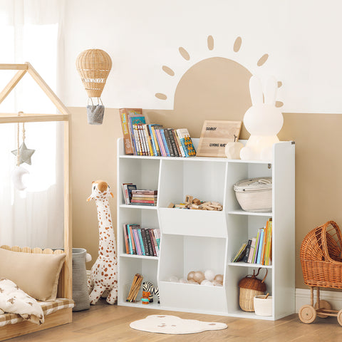 Children Bookcase Book Shelf, KMB55-W