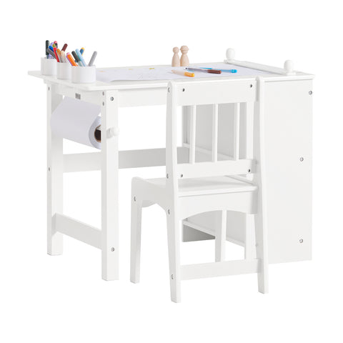 2 in 1 Kid's Table and Chair Set, KMB60-W