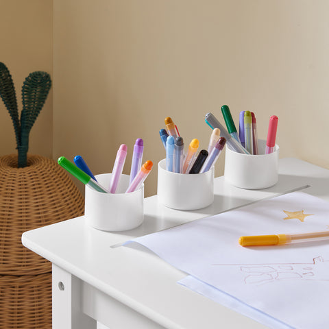2 in 1 Kid's Table and Chair Set, KMB60-W