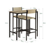 Bar Set-1 Bar Table and 2 Chairs, 3 Pieces Dining Set, OGT03-N