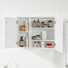 Bathroom Wall Cabinet Wall Mirror Cabinet, BZR55-W