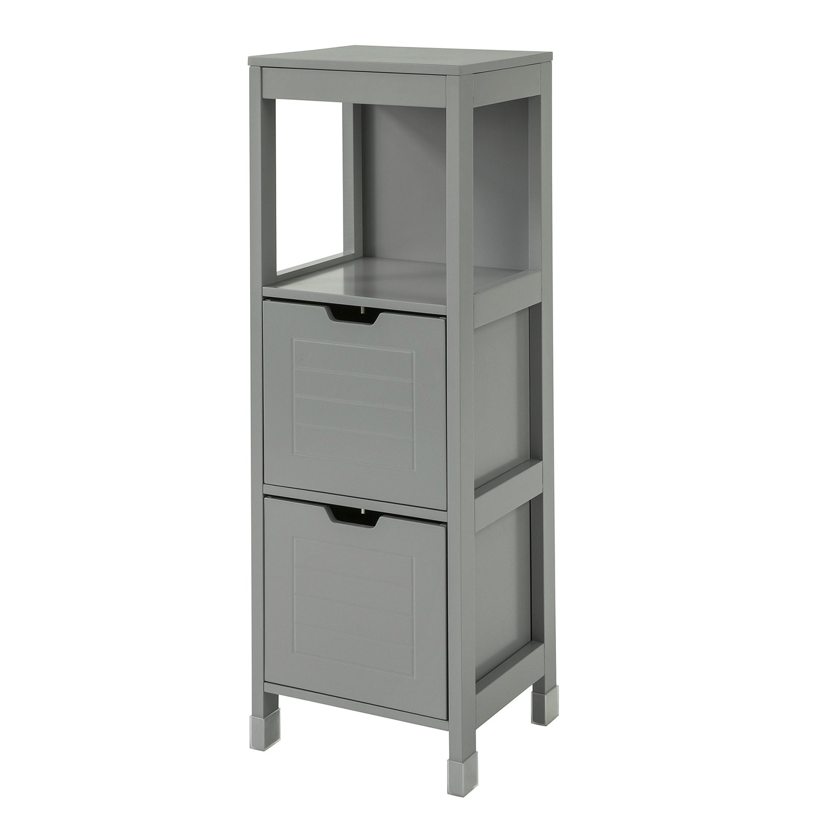 Haotian Floor Standing Tall Bathroom Storage Cabinet, FRG205-W– haotiangroup