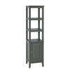 Floor Standing Tall Bathroom Storage Cabinet, FRG205-DG