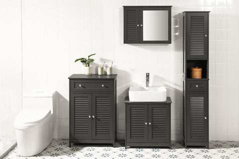 Bathroom Wall Cabinet Wall Mirror Cabinet, BZR55-DG