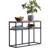 2 Shelves Console Table Side Table, Hall Table, FSB42-Q