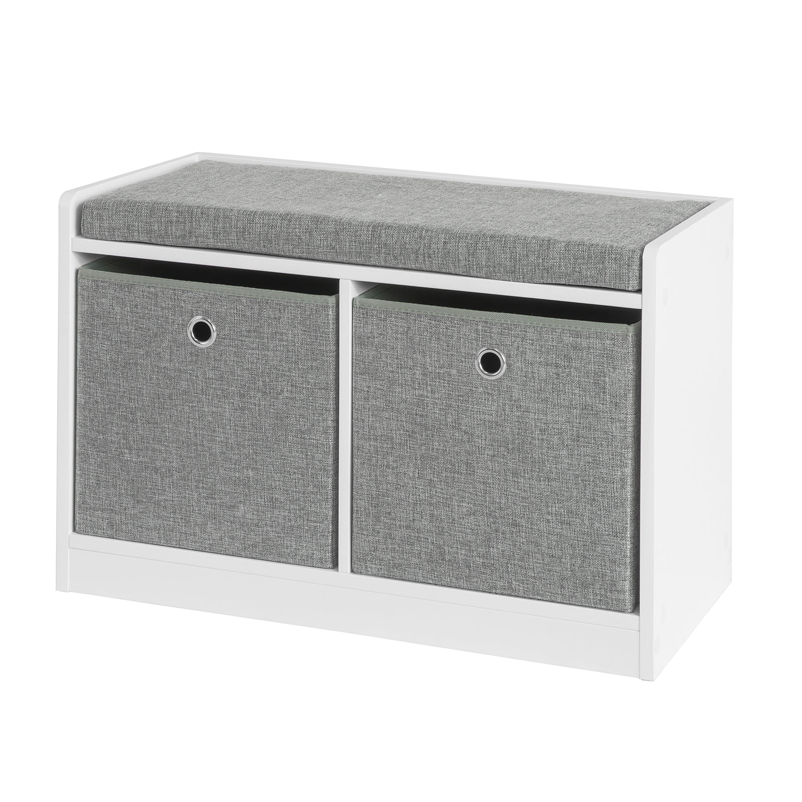 Haotian 2 Baskets Storage Bench FSR65 K DG