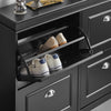 4 Flip Drawers Shoe Cabinet, FSR79-SCH