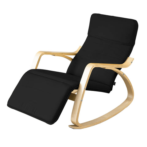Rocking Chair Recliner with Footrest, FST16-SCH