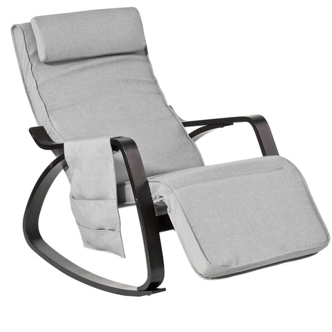 Rocking Chair with Adjustable Footrest, FST20-HG