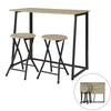 Bar Set-1 Bar Table and 2 Stools, Furniture Dining Set, OGT18-N